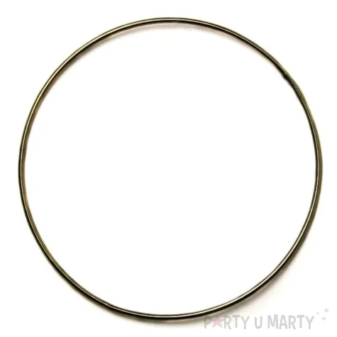 dekoracja obrecz kolo zlota matowa dekorlamp 20 cm