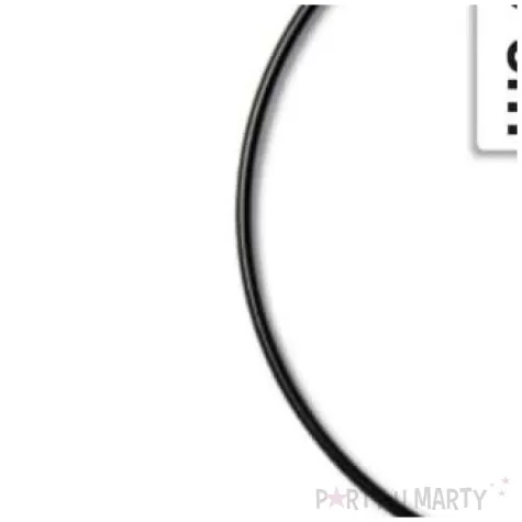 dekoracja obrecz ksiezyc czarna dekorlamp 40 cm