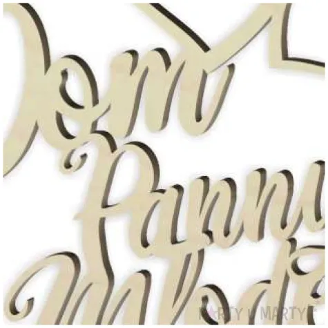 dekoracja obrecz okragla dom panny mlodej drewniana 40cm