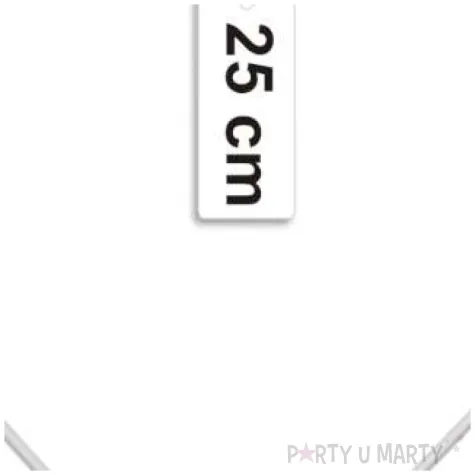 dekoracja obrecz serce biala dekorlamp 25 cm