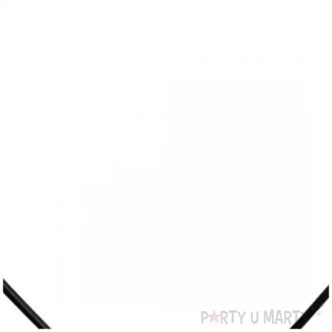 dekoracja obrecz serce czarna dekorlamp 21 cm