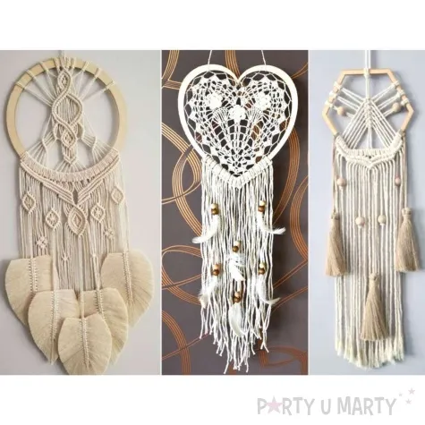 dekoracja obrecz szesciokat lapacz snow drewno 23 cm