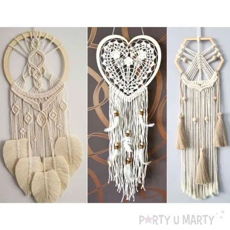 dekoracja obrecz szesciokat lapacz snow drewno mix 12 szt