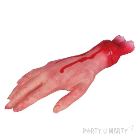 dekoracja odcieta dlon z koscia fyasa 26 cm