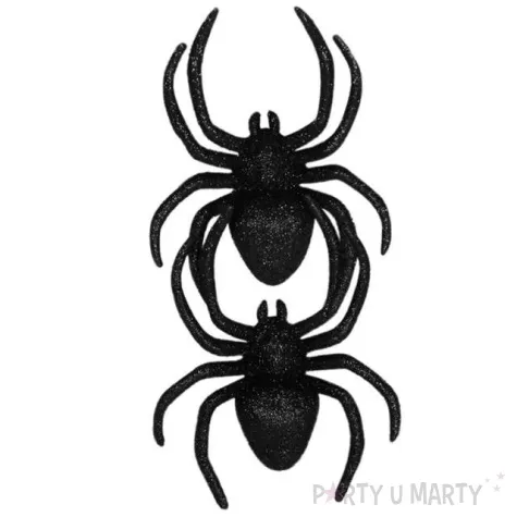 dekoracja pajak czarny guirca 2 szt