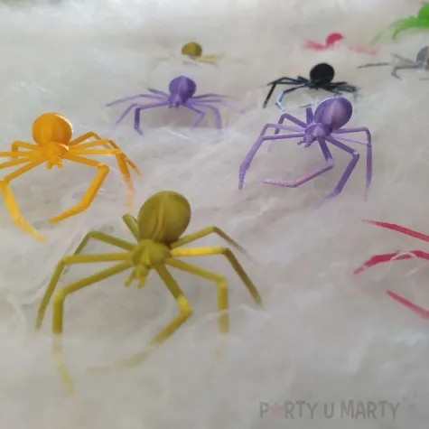 dekoracja pajaki deluxe zielony 3 szt