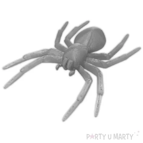 dekoracja pajaki duzy srebrny 5x7 cm