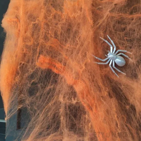 dekoracja pajaki duzy srebrny 5x7 cm