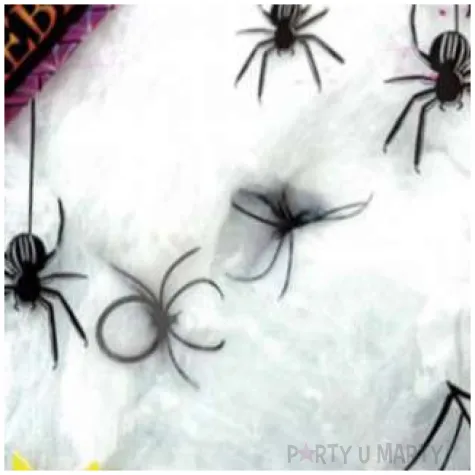 dekoracja pajeczyna nylon xxl biala guirca 550 g