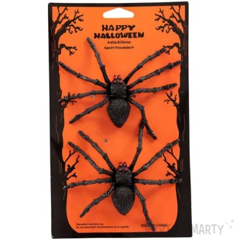 dekoracja para pajakow czarna carnival toys 2 szt