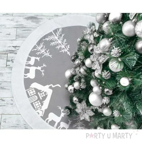 dekoracja pokrowiec swiateczny pod choinke godan 90 cm