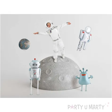 dekoracja prezent na urodziny balon foliowy astronauta kosmiczne party 37