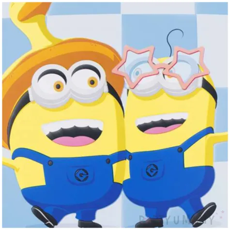 dekoracja prezent na urodziny balon foliowy minionek mel minionki na hel 18