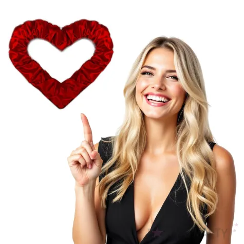 dekoracja serce z polyskiem dekoracjepolska bordowe