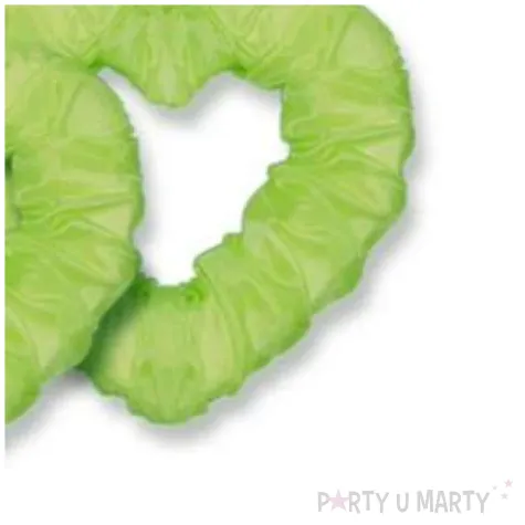 dekoracja serduszka na tasiemce dekoracjepolska zielone jabluszko 2 szt