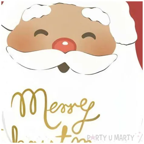 dekoracja stolu na boze narodzenie swieta serwetki papierowe swiety mikolaj 12 szt