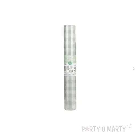 dekoracja stolu na urodziny bieznik flizelinowy kratka szalwiowy 500 x 40 cm