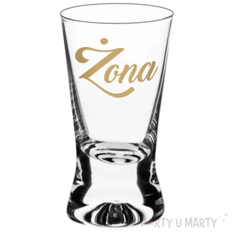 dekoracja stolu na wesele oszukane slubne kieliszki do wodki maz zona swiadek swiadkowa x4