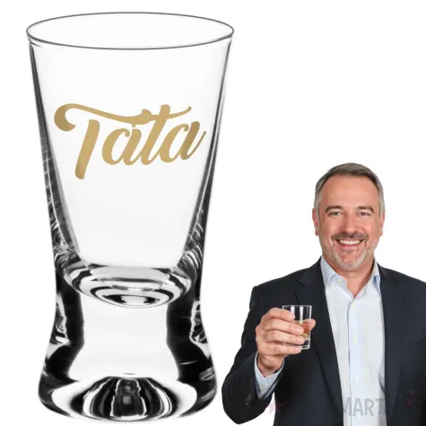 dekoracja stolu na wesele oszukane slubne kieliszki do wodki tata 15 ml