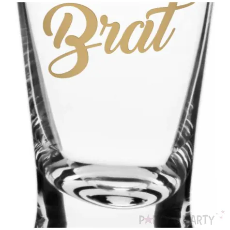 dekoracja stolu na wesele oszukany slubny kieliszek do wodki brat 25 ml