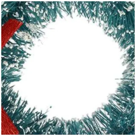 dekoracja swiateczny wieniec oszroniony titanum 4 5 cm 2 szt