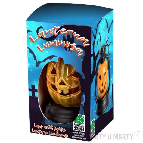 dekoracja swiecaca dynia pelna led pomaranczowa carnival toys