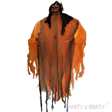 dekoracja szkielet dynia pomaranczowa party tino 120 cm