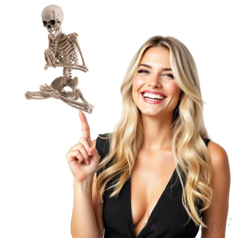 dekoracja szkielet jogin carnival toys 18 cm