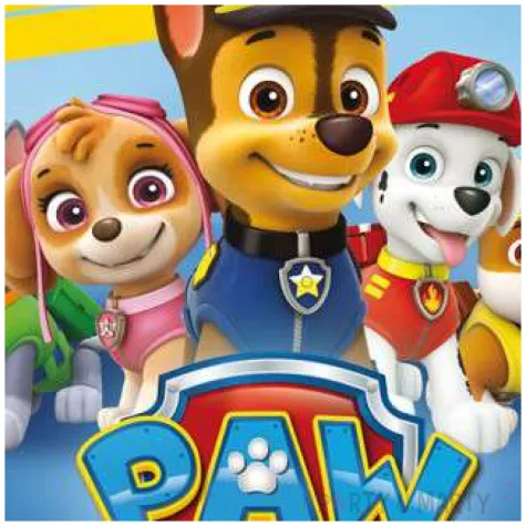 dekoracja tortu oplatek bc psi patrol 2 20 cm dekora