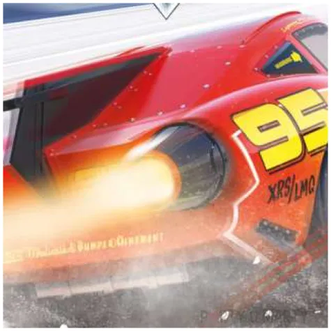 dekoracja tortu oplatek cars auta 20 cm dekora