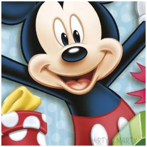 dekoracja tortu oplatek myszka mickey 20 cm dekora