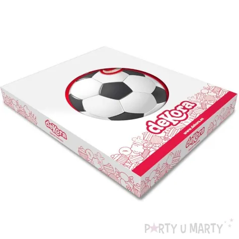 dekoracja tortu oplatek pilka nozna 20 cm dekora