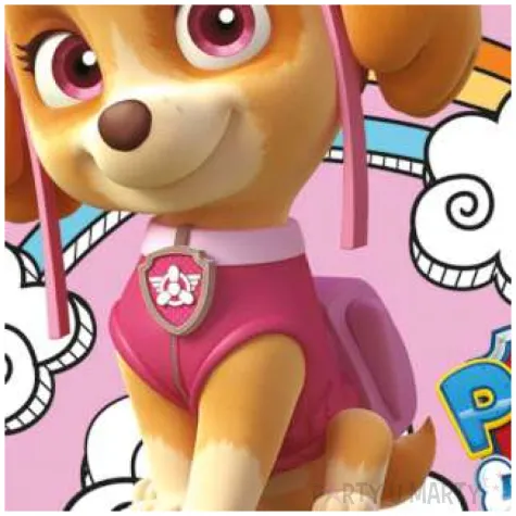 dekoracja tortu oplatek psi patrol skye 20 cm dekora