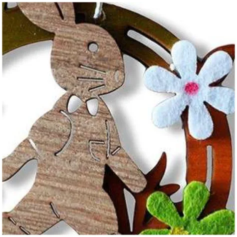 dekoracja wielkanoc krolik kroczacy titanum