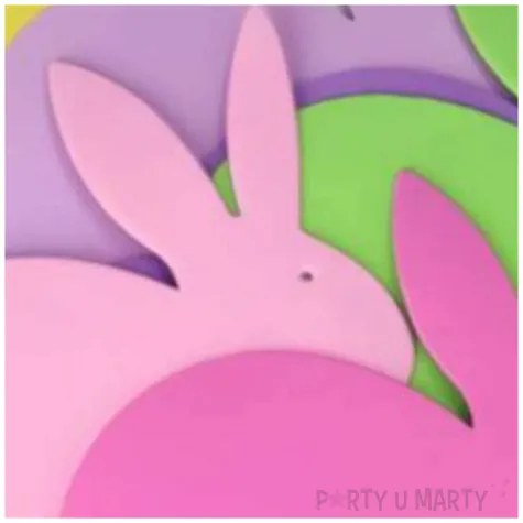 dekoracja wielkanocne zajaczki xl piankowa brewis 8 szt