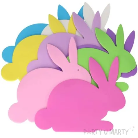 dekoracja wielkanocne zajaczki xl piankowa brewis 8 szt