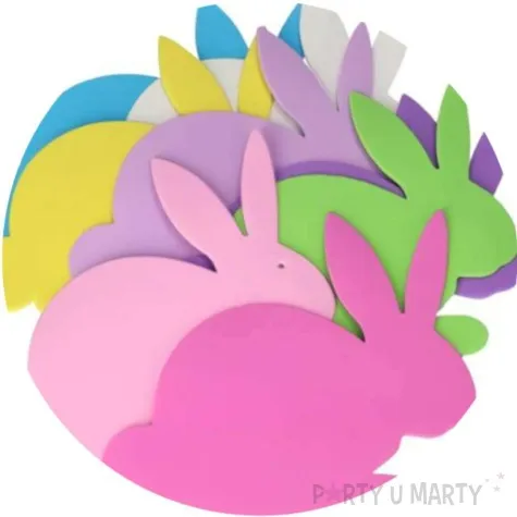 dekoracja wielkanocne zajaczki xl piankowa brewis 8 szt