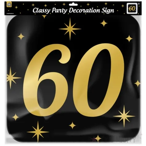 dekoracja wiszaca 60 urodziny classy party 50x50 cm pd party