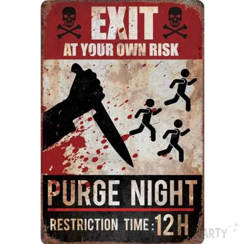 dekoracja wiszaca killing day exit guirca 24 x 36 cm