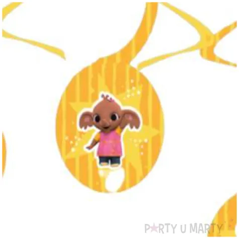 dekoracja wiszaca krolik bing amscan 6 szt