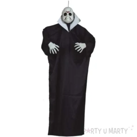 dekoracja wiszaca mroczny zabojca czarny guirca 170 cm