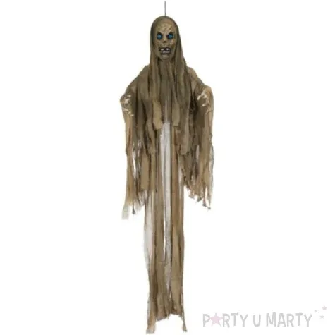 dekoracja wiszaca mumia zielony guirca 185 cm