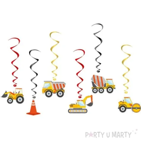 dekoracja wiszaca plac budowy godan 60 cm 6 szt