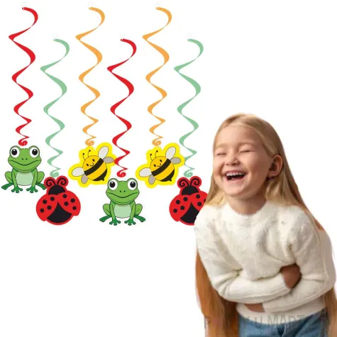 dekoracja wiszaca swiderki pani wiosna kum kum dzien wiosny pastel diy 2 3 m