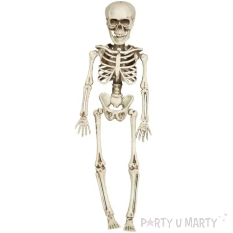 dekoracja wiszaca szkielet kremowy guirca 40 cm