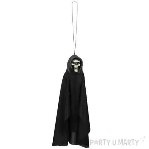 dekoracja wiszaca szkielet w kapturze partytino 40 cm