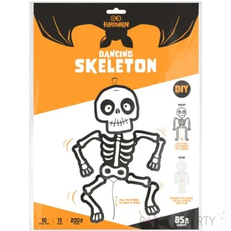 dekoracja wiszaca uroczy szkielet partypal 85 cm