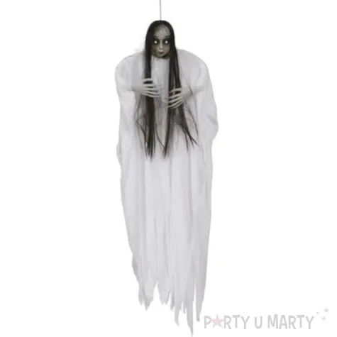 dekoracja wiszaca zjawa topielec szary guirca 100 cm