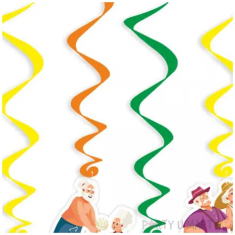 dekoracja z okazji przejscia na emeryture swiderki wiszce zycie zaczyna sie na emeryturze 6 szt