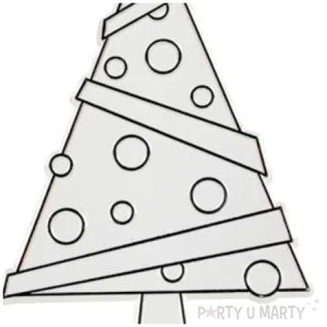 dekoracja zawieszki plaskie witrazyk choinka arpex